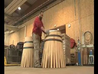How a traditional Wine barrel is made